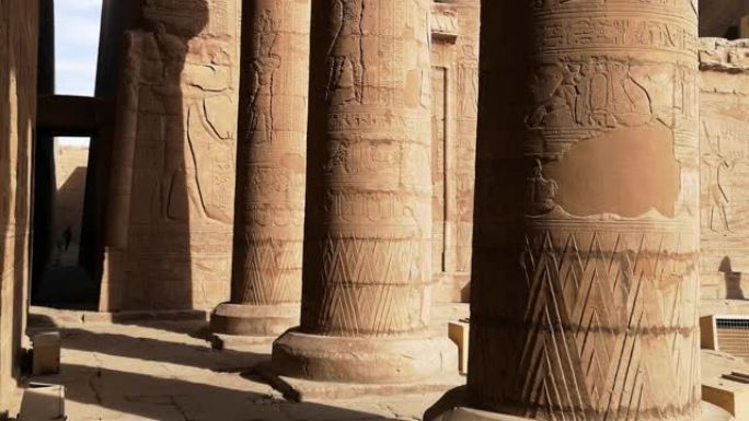埃及埃德夫的荷鲁斯古庙遗址