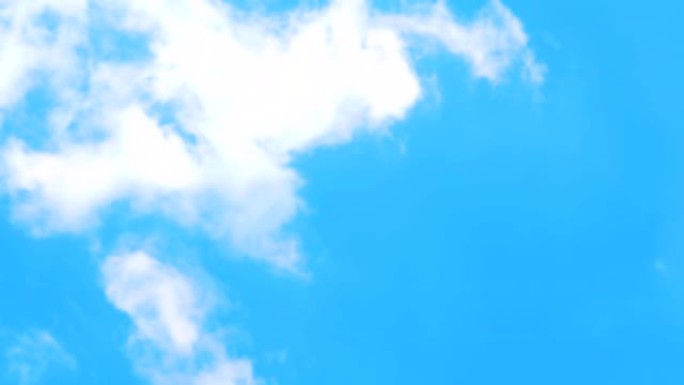 纯蓝天白堆云移动时间lapse1