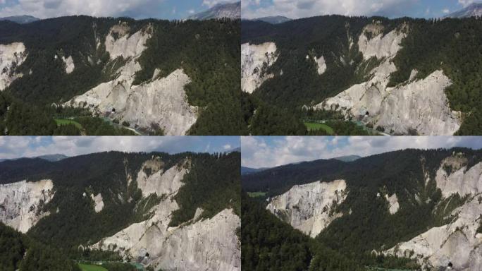 海内峡谷或瑞士大峡谷的鸟瞰图
