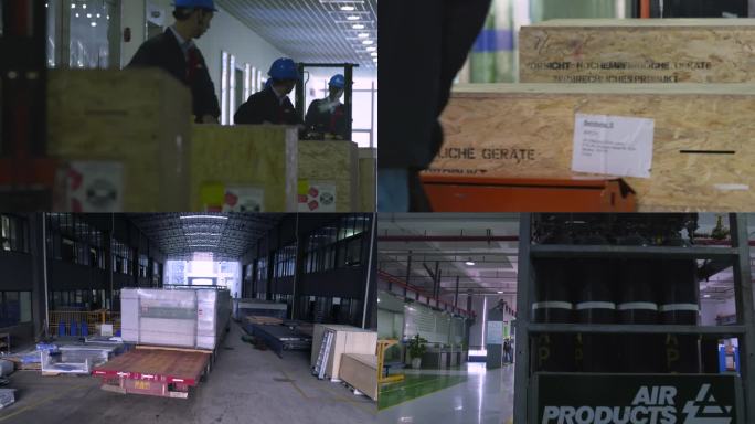 工人干活 产品组装 高科技设备 工厂员工