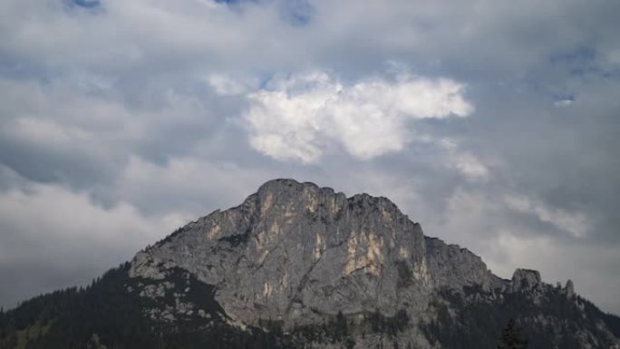 山峰云云海大雾云团云层平流雾