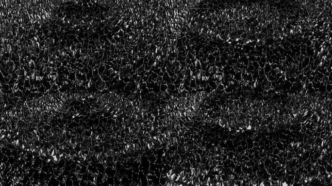 黑色抽象背景3d数字渲染动画光泽黑色彩色金属表面材料