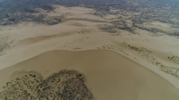 欧洲最高的沙丘。萨里-库姆。达吉斯坦。俄罗斯