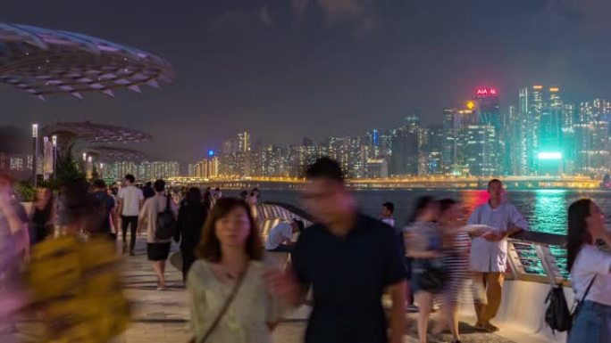 延时-香港的步行港区