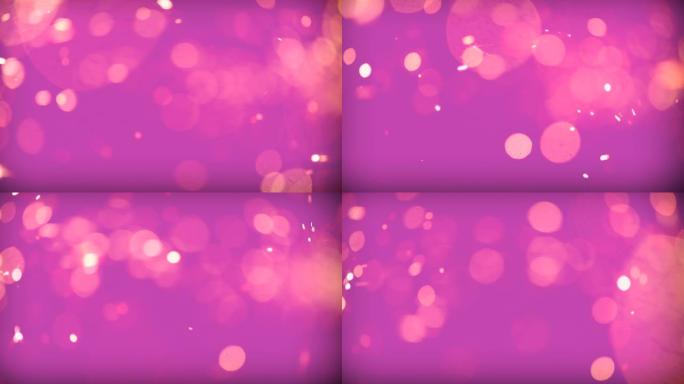 火花抽象粉色视频背景。4K