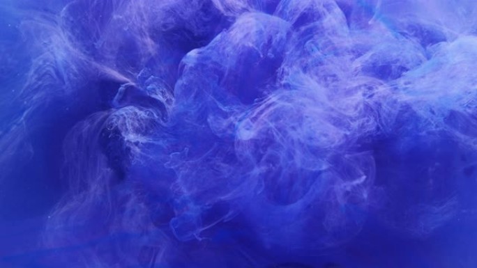 彩色烟雾背景蓝色闪光蒸汽运动