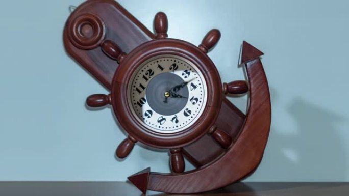船锚和船舵形状的时钟延时