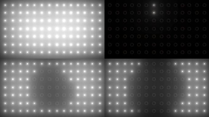 带光学信号弹的灯光墙壁动画