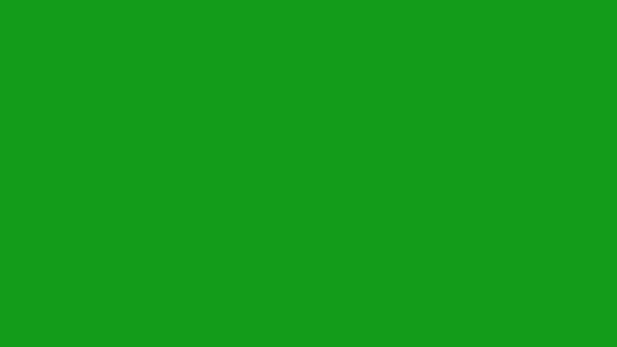 圆形形状绿色屏幕运动图形