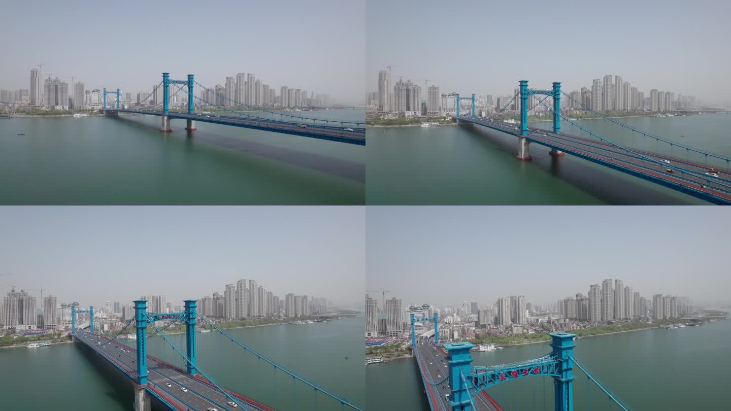 湖北襄阳凤雏大桥4K航拍
