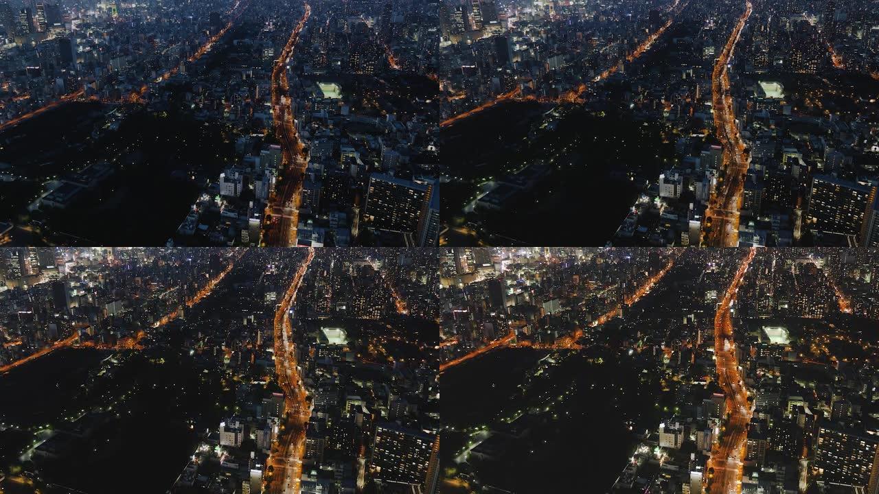 日本大阪的夜景