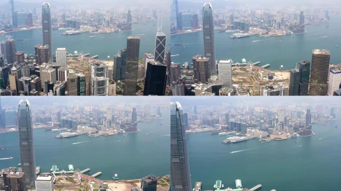 香港，太平山的航拍镜头