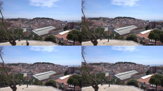葡萄牙里斯本从城市的角度来看，安东尼奥·诺布尔花园。