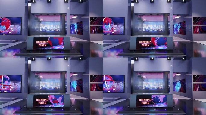 3D虚拟电视演播室新闻