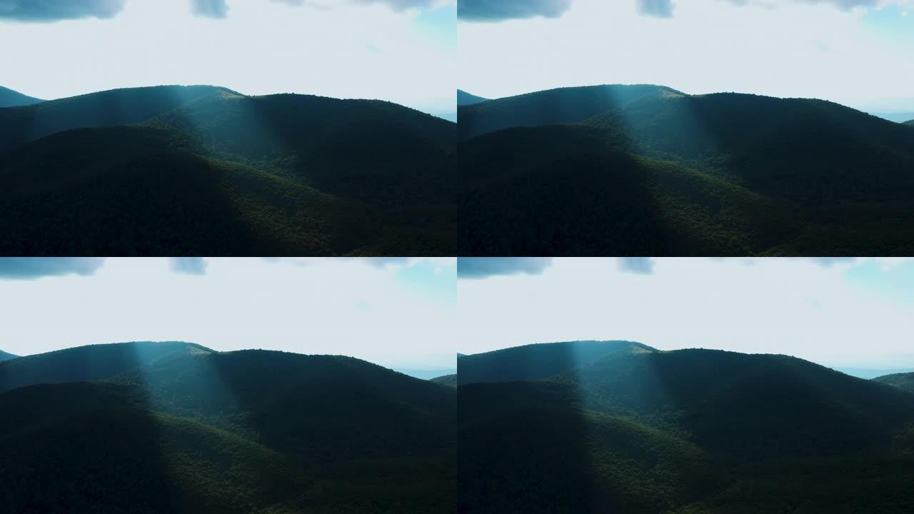 科尔山和阿巴拉契亚小径-弗吉尼亚-空中-夏天