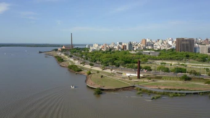 巴西阿雷格里港的拉戈亚圭亚巴文化点煤气计