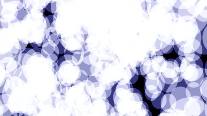 抽象透明点是蓝色背景上的随机移动动画。无缝循环动画