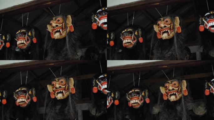 Rangda mask是巴厘岛印度教的负能量符号之一