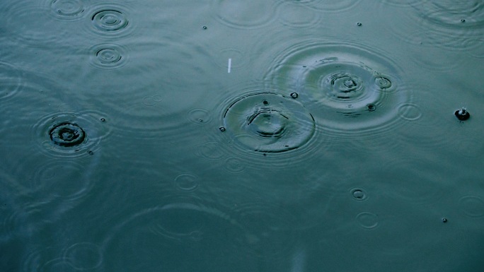 清明下雨水面禅意节气下雨清明谷雨下雨春雨