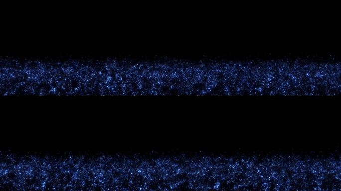 4k蓝色唯美粒子上升-无缝循环带透明通道