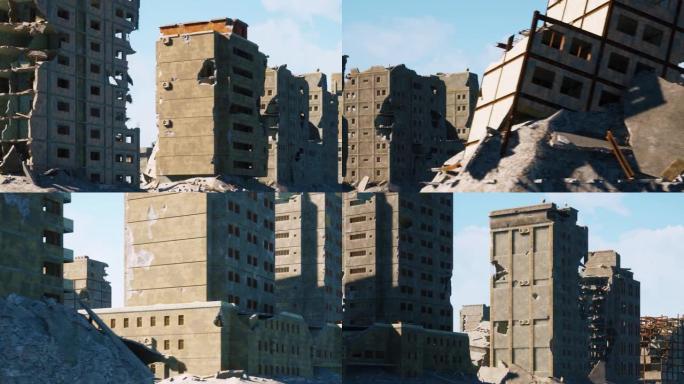 战争和冲突对多层建筑造成的破坏和破坏