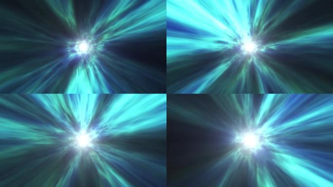 抽象涡旋门虫洞旅行时间蓝色隧道动画