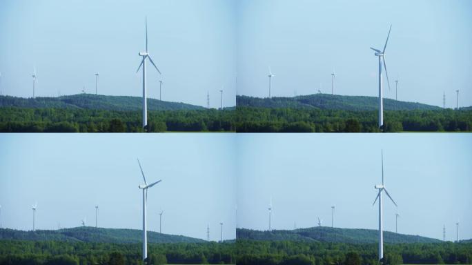 风车涡轮机和电动挂架/Matane