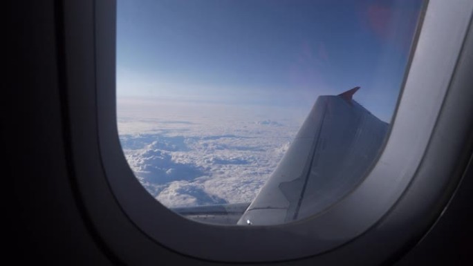 欧洲日落时间飞行公路旅行乘客窗口视图视点全景4k瑞士