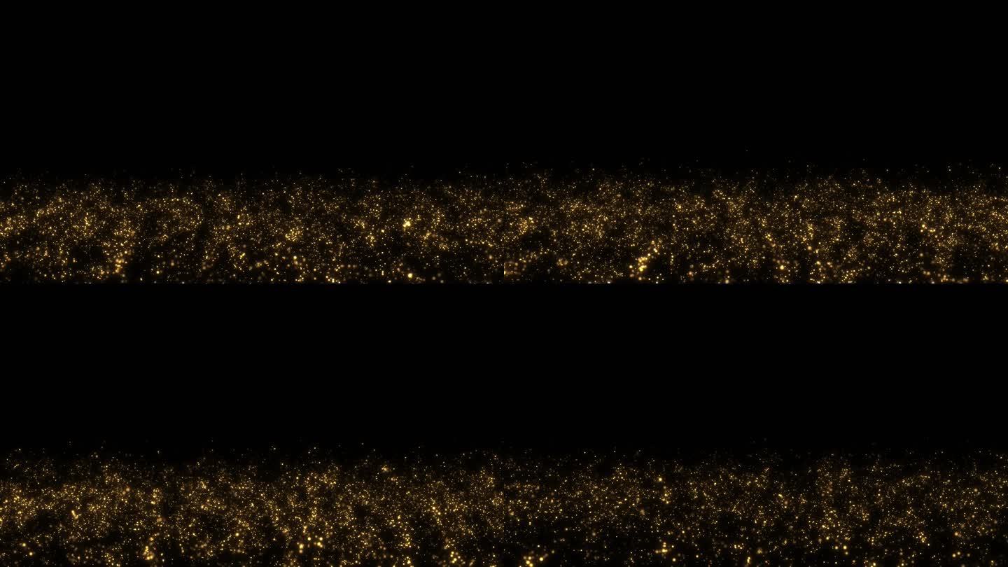 4K金色粒子光斑-带透明通道