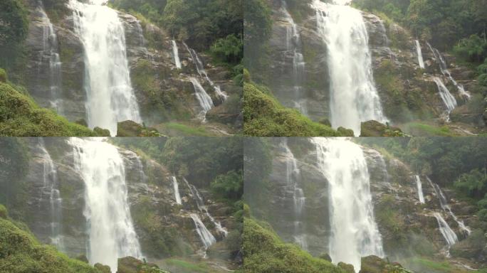 泰国Doi Inthanon国家公园的Washiratan瀑布