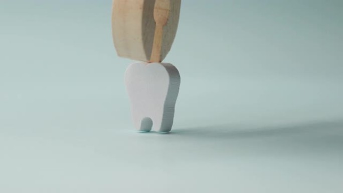 用于拔牙的4k视频玩具牙科设备。