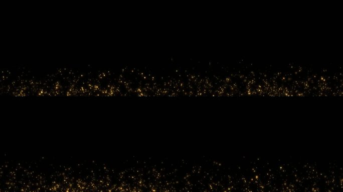 4K金色粒子光斑-带透明通道