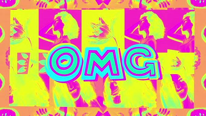 动画设计艺术。文本Omg