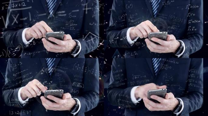 通过数学方程式打电话的人。