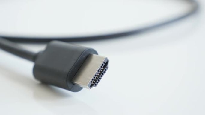 高速HDMI电缆特写4K
