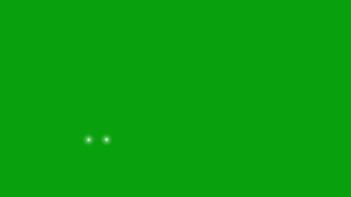 发光心脏绿色屏幕运动图形