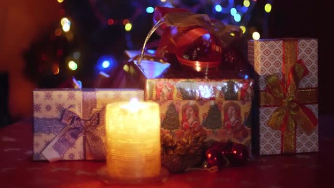 圣诞节和新年礼品盒