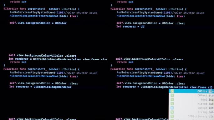 开发人员类型Swift OSX和iOS编程代码
