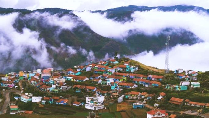 印度主要旅游胜地科代卡纳尔美丽的山村。