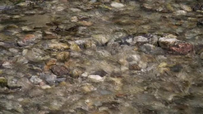 在石头上流动的水小河流水河流石河道山泉水