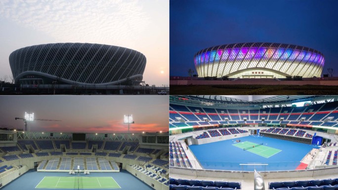武汉光谷国际网球中心 延时
