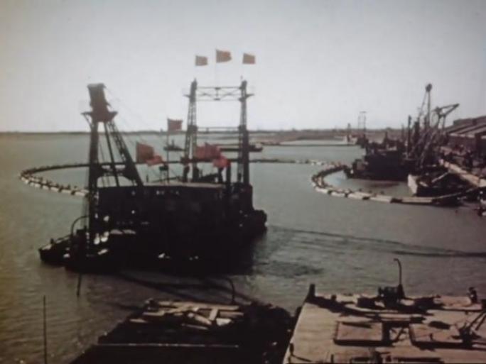 50年代 塘沽新港 天津港