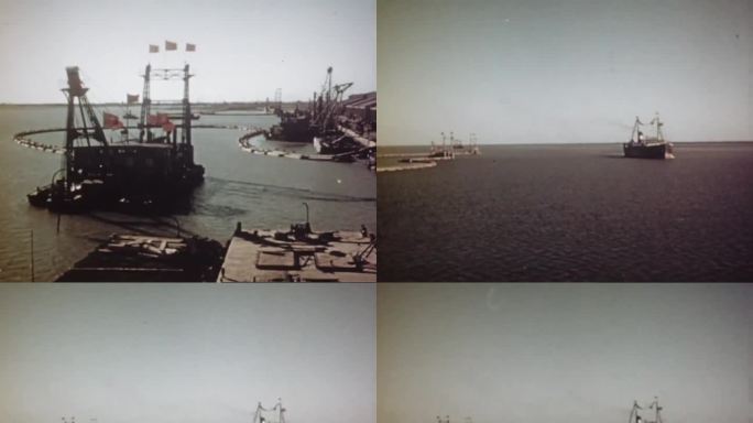 50年代 塘沽新港 天津港