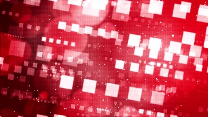 抽象技术博克广场红色背景