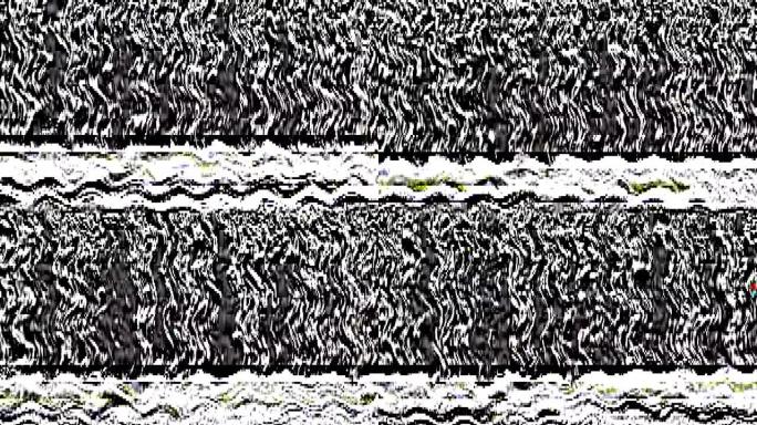 具有波形像素毛刺效果的背景屏幕保护程序。