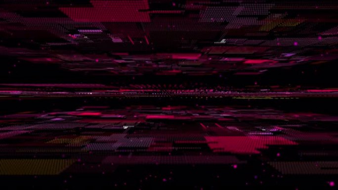 网络空间中流动粒子的抽象平板技术概念背景