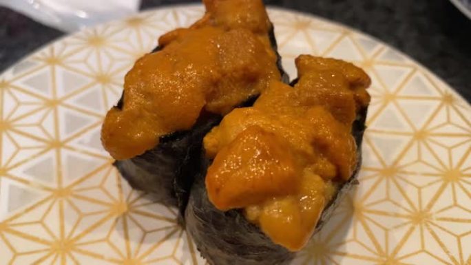 日本的海胆寿司uni gunkan