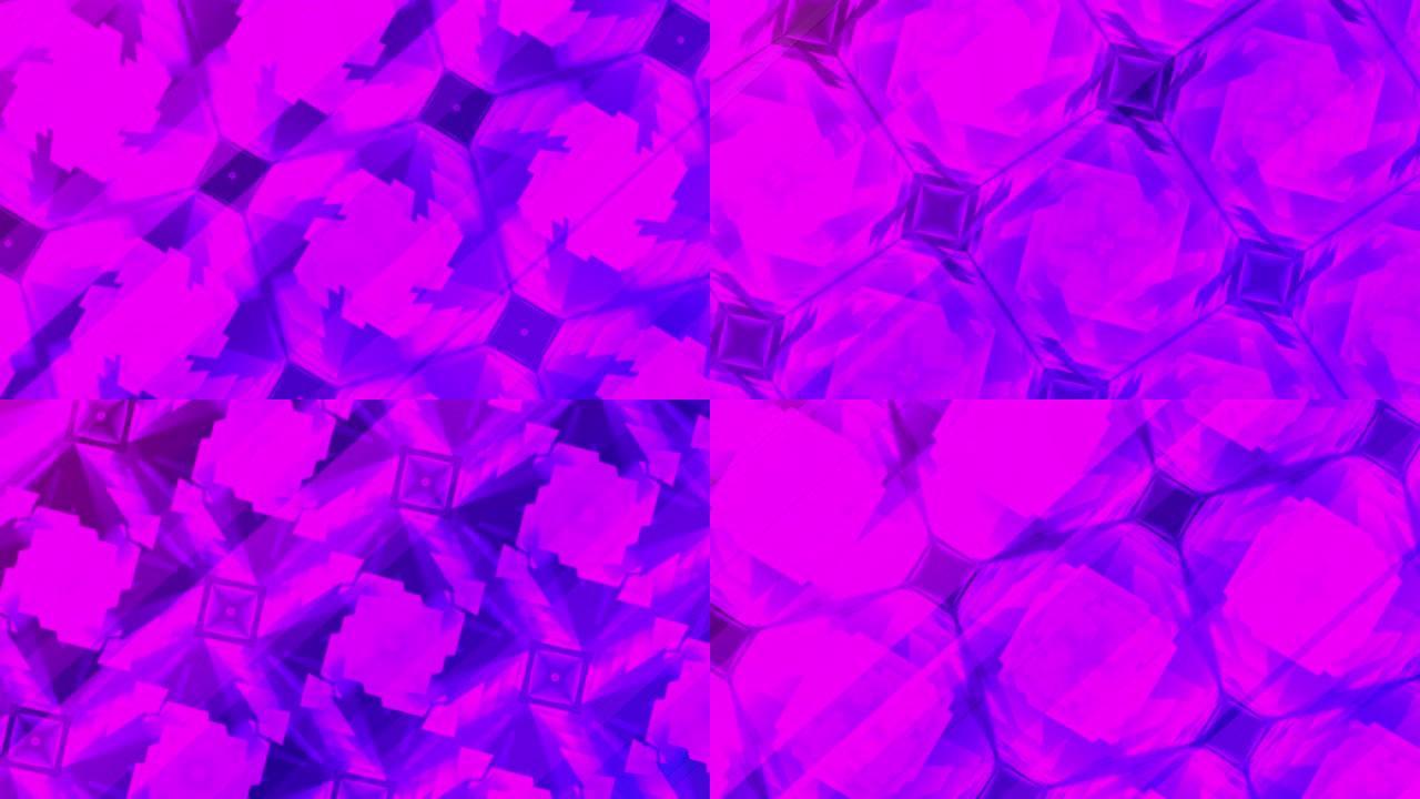 粉色紫色网格马赛克背景