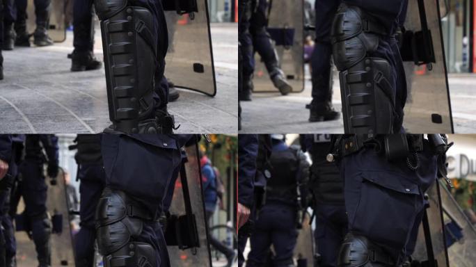 法国防暴警察特警维稳防护装备