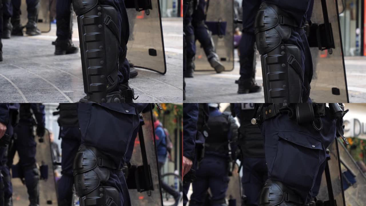法国防暴警察特警维稳防护装备
